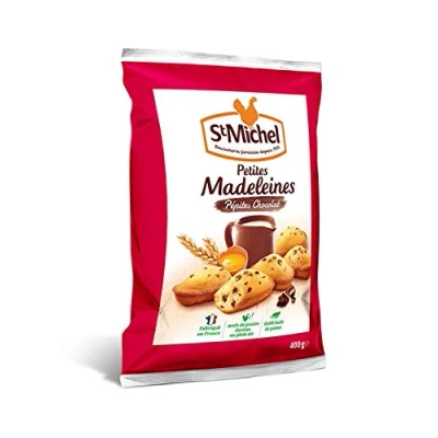 Image of Madeleines with chocolate chips (small bag) St Michel 400g