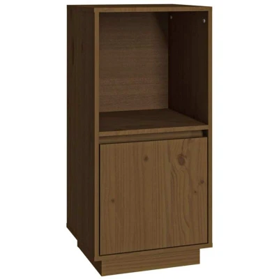 Image of vidaXL Sideboard Honey Brown 38x35x80 cm Solid Wood Pine