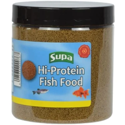 Image of Supa Hi Protein Crumble Fish Food 150 gram 0.5mm 0.8mm, For All Coldwater and Tropical Fish, Made From Premium Quality Ingredients Which Offer A Nutritionally Balanced Diet.