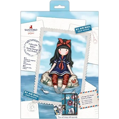 Image of Santoro Gorjuss Stamp, Rubber, Multi Colour, One Size