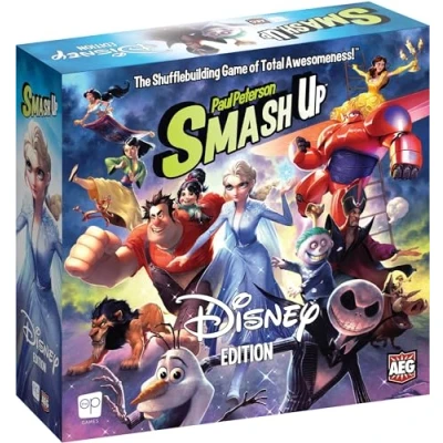 Image of USAopoly Disney Smash Up Card Game Ages 12+ 2 4 Players 30 60 Minutes Playing Time (SM004 000 002200 06)