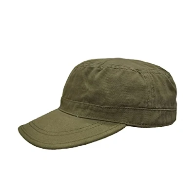 Image of Patrol Cap Army Style Stonewash Multicam Camo Fishing Hat (Olive)