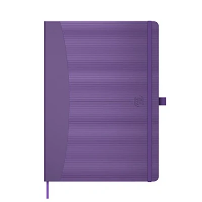 Image of Oxford Signature A5 Hardback Cover Casebound Journal Notebook Ruled 160 Pages, Purple, Scribzee Compatible, A5, 1 Stück