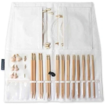 Image of Seeknit Interchangeable Circular Needle Premium Set, Beige, One Size