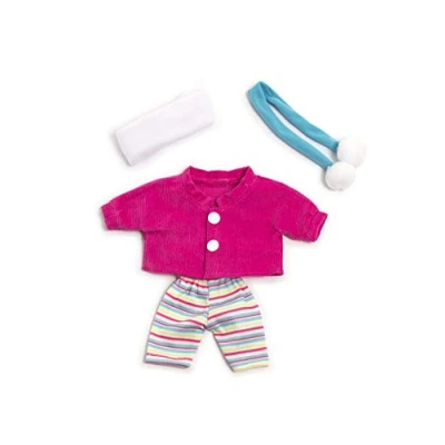 Image of MINILAND CONJUNTO FRIO CHAQUETA 21CM Cold Weather Jacket Set for 21 cm Dolls Clothes 31678, Solid, Pink