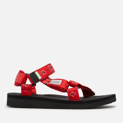 Image of Suicoke Women&#039;s Depa Cab Pt02 Paisley Print Webbing Sandals UK 3