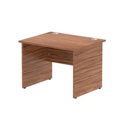 Image of Impulse 1000/800 Rectangle Panel End Leg Desk Walnut MI001959