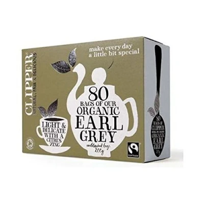 Image of Clipper Ft Org Earl Grey 80 Bag x 6 (Pack of 6)