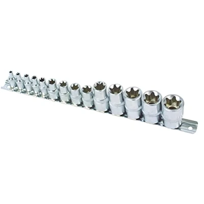 Image of Laser 3482 Star Socket Set 1/4&quot;D, 3/8&quot;D, 1/2&quot;D 14pc