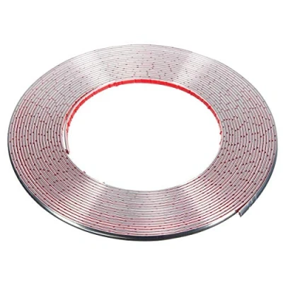 Image of 9mm x 3m Car Styling Moulding Strip Trim Self Adhesive Detail Edging Chrome Van Truck Pickup Boat