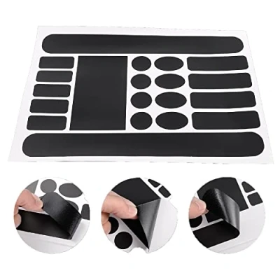 Image of Laxzo ® Bike Frame Protection Bicycle Film Chainstay Protector Anti rub Stratch Paint Stickers Guard Disposable Tape for Mountain Road Bikes Decal Sticker (Matt Black)