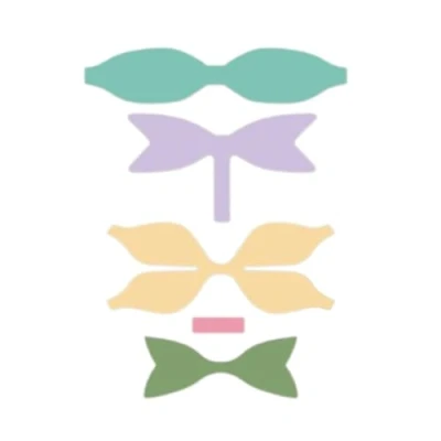 Image of Craftelier Essential Die Set for Scrapbooking, Card Making and Other Crafts Ideal Cutting Paper, or EVA Rubber Bow Shape