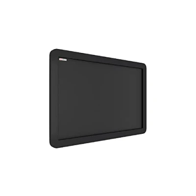 Image of ALLboards Chalkboard with Black Wooden Frame 90x60cm, Rounded Corners Writing Board Smartphone Style
