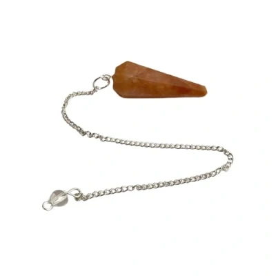 Image of VIE Pendulum with Chain (Red Aventurine)