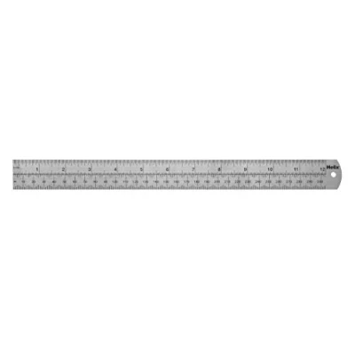 Image of Helix 12 inch 30cm Dead Length Steel Metal Ruler