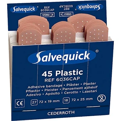 Image of Cederroth/Salvequick 6 x Refills (270 Plasters) CD5