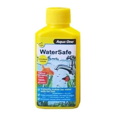 Image of Aqua One WaterSafe to Turn Tap Water into Safe and Healthy for Fish Plants (150ml)