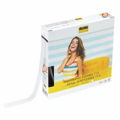 Image of Vlieseline 231051 Seam Tape, Plastic, White, 50 m Length x 15 mm Thickness