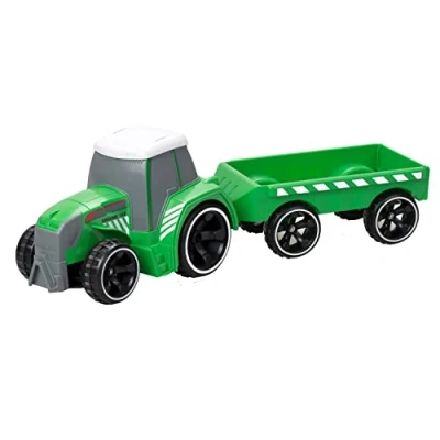 Image of SilverLit 81490AM Tooko Remote Control Trailer, Contruction Vehicle Toy, Preschool Tractor, Green