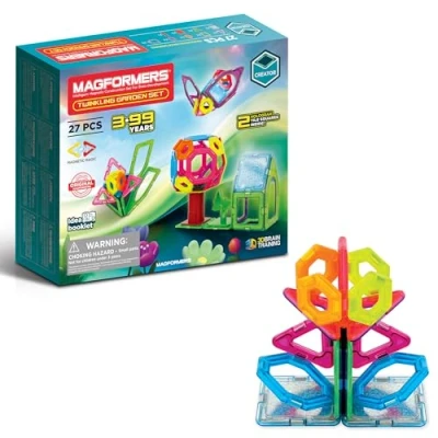Image of Magformers Twinkling Garden magnetic construction set