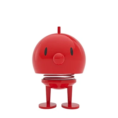 Image of Hoptimist Rot Bumble: Dekorationsfigur aus hochglanz Kunststoff