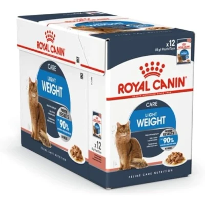Image of Royal Canin Light Weight Care In Gravy Adult Wet Cat Food 85g (Pack of 12)