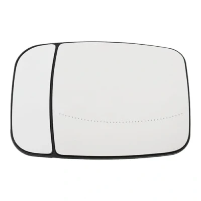 Image of Heated Wing Mirror Glass Driver Side, 95517331 Right Wind with Backing Plate Compatible Renault Trafic Vauxhall Vivaro B 2014 2019, Nissan NV300 Fiat Talento 2016 2019