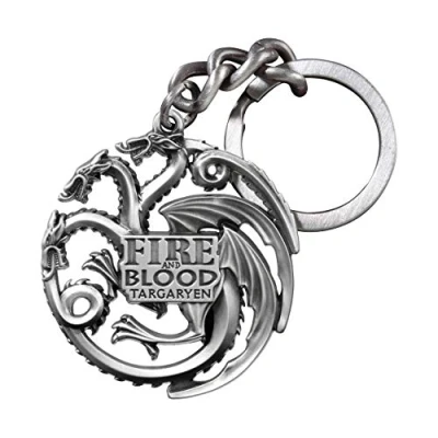 Image of The Noble Collection Taragaryen Sigil Keychain