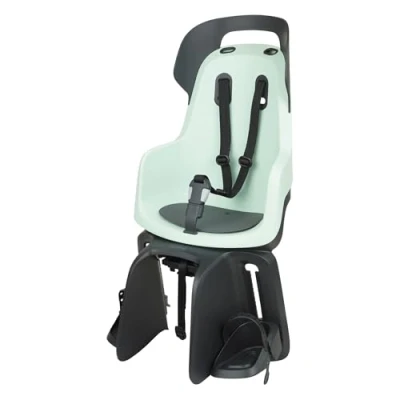 Image of BOBIKE 8012300013 GO Maxi Children&#039;s Bicycle Rear Seat with MIK HD Pannier Rack Mount for Bicycles 26 Inch to 29 Wheels Suitable Children in Marshmallow Mint Colour