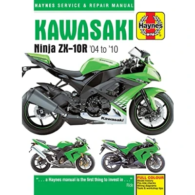 Image of Kawasaki Ninja ZX 10R (04 10) Haynes Repair Manual (Paperback)