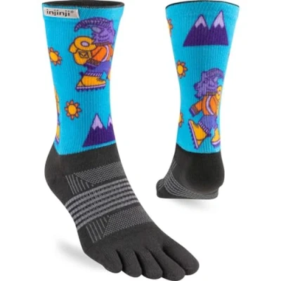 Image of Injinji ARTIST DESIGNED WOMEN&#039;S MINI CREW SKYLINE Toe Socks XS/S, multicoloured, XS/S