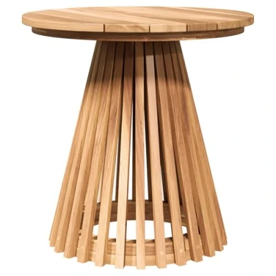 Image of vidaXL Garden Side Table Ø50x49.5 cm Solid Wood Teak