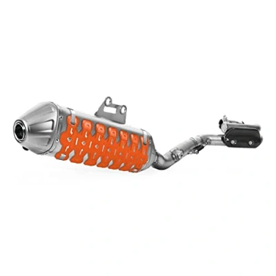 Image of Polisport Universal Armadillo Extreme Silencer Guard, Orange Motocross4u