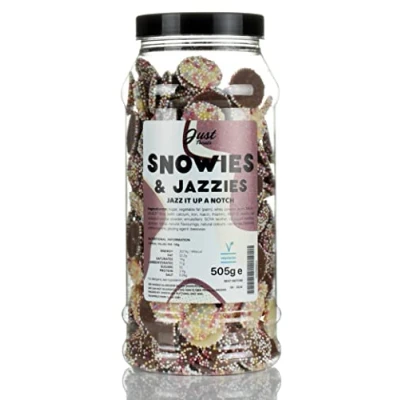 Image of Snowies &amp; Jazzies Gift Jar by Just Treats Sweet Shop Collection