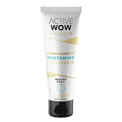 Image of Active WOW Hydroxyapatite Whitening Toothpaste (Baking Soda+Mint)