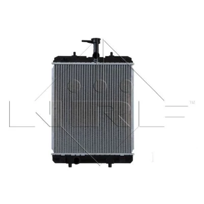 Image of 1330P4, 1330P5, 1330T4, 1333C9 Engine radiator NRF 53459 Aluminium 375mm 328mm 16mm Brazed cooling fins CITROËN: C1 I, TOYOTA: Aygo