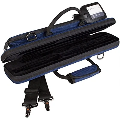 Image of Protec Slimline PRO PAC Case for Flute Blue