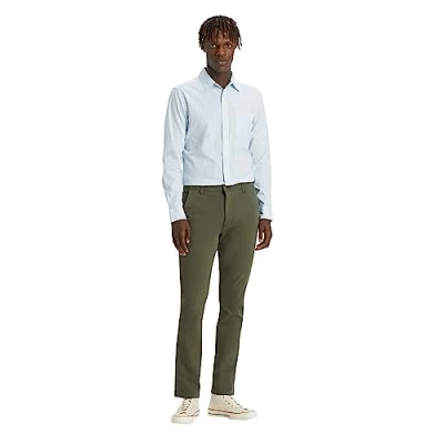 Image of Dockers Men&#039;s Smart 360 Flex Alpha Skinny Trouser, Olive, 34W 32L UK