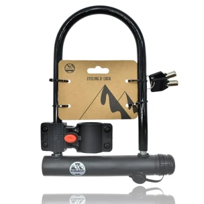 Image of Six Peaks SIC000501 Cycling D Lock U, Black, One Size