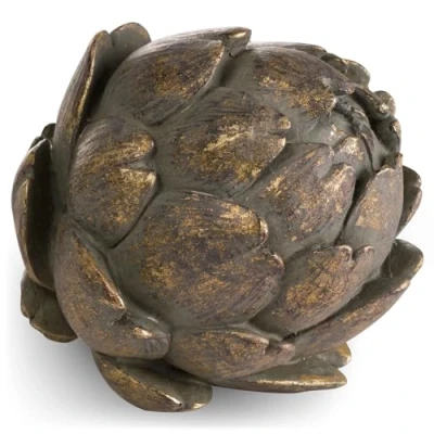 Image of Hill 1975 Antique Bronze Large Artichoke, RESIN, Multi Colour, One Size