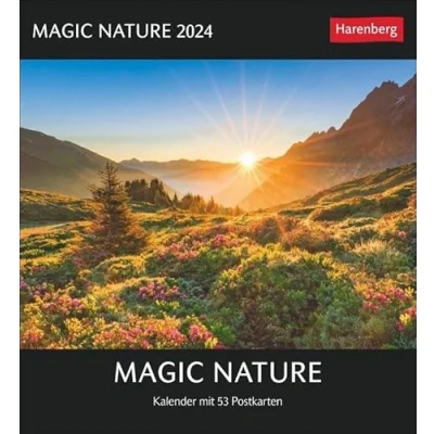 Image of Magic Nature Postkartenkalender 2024. Tischkalender zum Aufstellen und Aufhängen mit 53 Postkarten: Landschafts Tierfotos Sammeln Verschicken: Kalender Postkarten