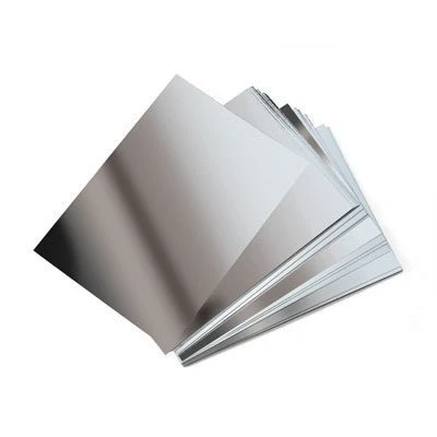 Image of 5 Sheets of A5 Silver Mirror Board Card. PP65