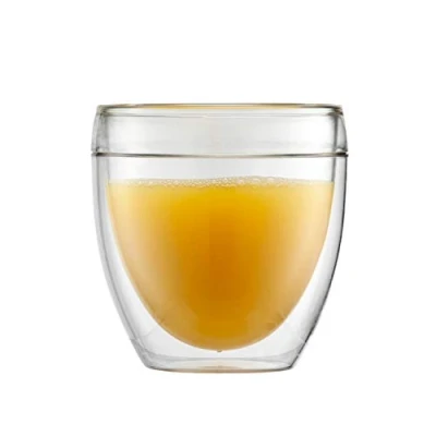 Image of Pavina Outdoor Double Wall Glass 0.25l 8oz Transparent SMMA plastic x 2