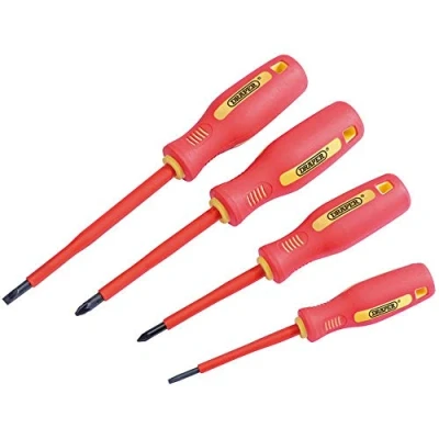 Image of Draper Fully Insulated Screwdriver Set (4 Piece)