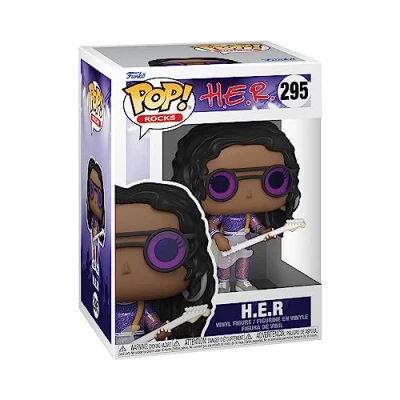 Image of Funko POP! Rocks: H.E.R H.E.R. Collectable Vinyl Figure Gift Idea Official Merchandise Toys for Kids &amp; Adults Music Fans Model Collectors and Display