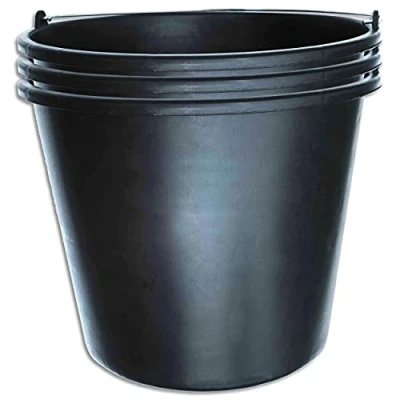 Image of 3x Stella Bucket Construction for Site Black (12 Litres)