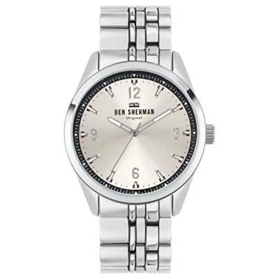 Image of Ben Sherman Men Analog Quartz Watch with Aluminium Strap WB057USM