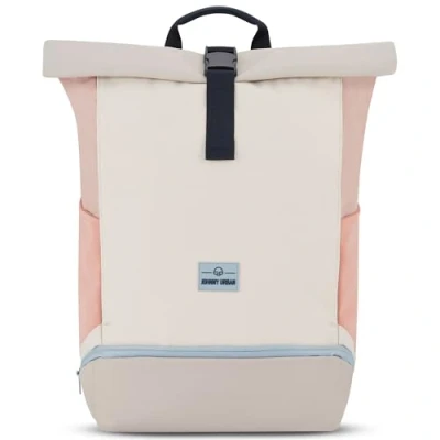 Image of Johnny Urban Roll Top Backpack Women &amp; Men Sand Rose Allen Large Rucksack for School, University, Work Laptop Compartment 16 Inch Water Repellent