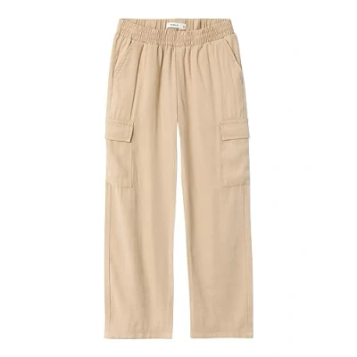 Image of NAME IT Girl&#039;s NKFBELLA ST TWI Cargo 8262 BU NOOS Pants, Safari, 158