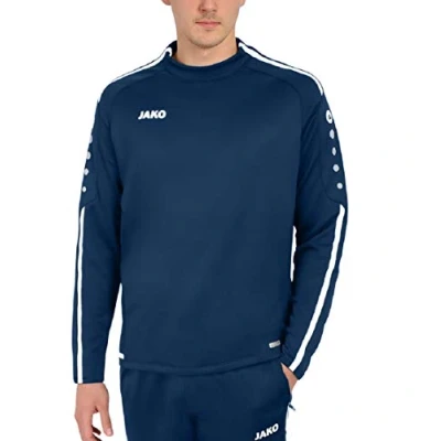 Image of JAKO Men&#039;s Sweat Striker 2.0 Sweatshirt, Marine/White, M